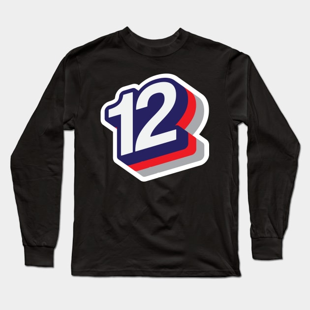 12 Long Sleeve T-Shirt by MplusC